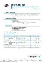 BUK7Y9R9-80E datasheet pdf Nexperia