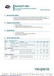 BUK9277-55A datasheet pdf Nexperia