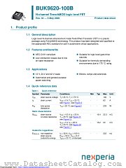 BUK9620-100B datasheet pdf Nexperia