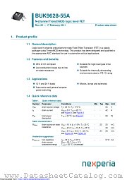 BUK9628-55A datasheet pdf Nexperia