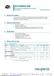 BUK966R5-60E datasheet pdf Nexperia