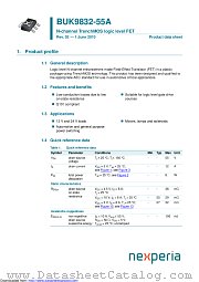 BUK9832-55A datasheet pdf Nexperia