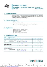 BUK9Y107-80E datasheet pdf Nexperia