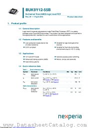 BUK9Y12-55B datasheet pdf Nexperia