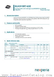 BUK9Y8R7-60E datasheet pdf Nexperia