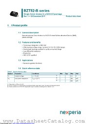 BZT52-B7V5 datasheet pdf Nexperia