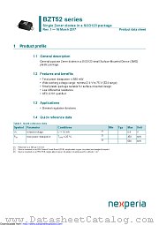 BZT52-C27 datasheet pdf Nexperia