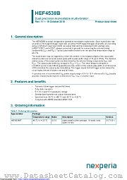 HEF4538BT datasheet pdf Nexperia