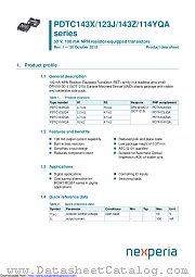 PDTC143ZQA datasheet pdf Nexperia