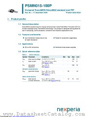 PSMN015-100P datasheet pdf Nexperia