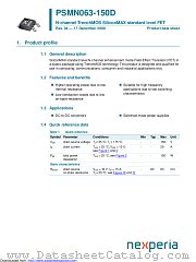 PSMN063-150D datasheet pdf Nexperia