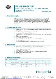 PSMN1R4-30YLD datasheet pdf Nexperia