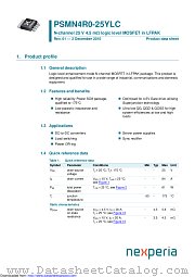 PSMN4R0-25YLC datasheet pdf Nexperia