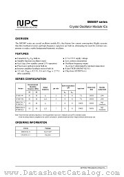 SM5007 datasheet pdf Nippon Precision Circuits Inc