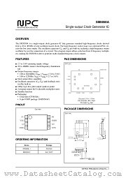 SM5050A datasheet pdf Nippon Precision Circuits Inc