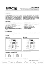 QS7779CM datasheet pdf Nippon Precision Circuits Inc