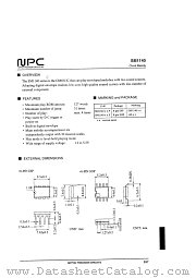SM1140 datasheet pdf Nippon Precision Circuits Inc