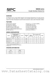 SM5005 datasheet pdf Nippon Precision Circuits Inc