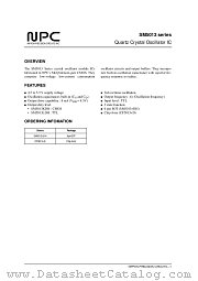 SM5013LDH datasheet pdf Nippon Precision Circuits Inc