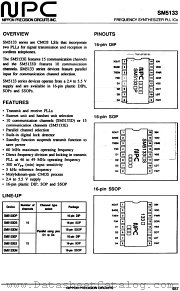 SM5133DS datasheet pdf Nippon Precision Circuits Inc
