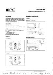 SM5142AM datasheet pdf Nippon Precision Circuits Inc