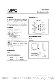 SM5165AV datasheet pdf Nippon Precision Circuits Inc
