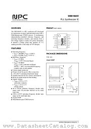 SM5166AV datasheet pdf Nippon Precision Circuits Inc