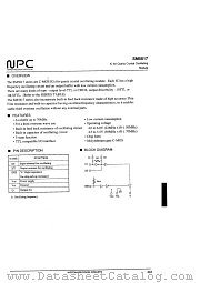 SM5617 datasheet pdf Nippon Precision Circuits Inc