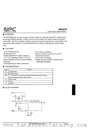 SM5624N1 datasheet pdf Nippon Precision Circuits Inc