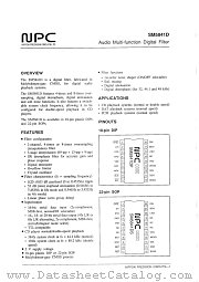 SM5841D datasheet pdf Nippon Precision Circuits Inc