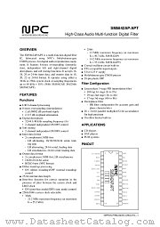 SM5842AP datasheet pdf Nippon Precision Circuits Inc