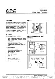 SM5852AS datasheet pdf Nippon Precision Circuits Inc