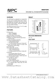 SM5876AM datasheet pdf Nippon Precision Circuits Inc