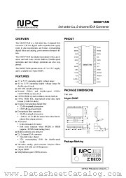 SM5877AM datasheet pdf Nippon Precision Circuits Inc