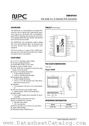 SM5879AV datasheet pdf Nippon Precision Circuits Inc