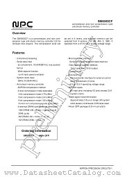 SM5903CF datasheet pdf Nippon Precision Circuits Inc