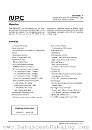 SM5904CF datasheet pdf Nippon Precision Circuits Inc