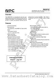 SM5907AF datasheet pdf Nippon Precision Circuits Inc