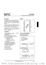 SM6150P datasheet pdf Nippon Precision Circuits Inc