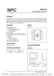 SM6451BV datasheet pdf Nippon Precision Circuits Inc