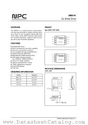 SM8141AV datasheet pdf Nippon Precision Circuits Inc
