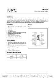 SM8224BS datasheet pdf Nippon Precision Circuits Inc