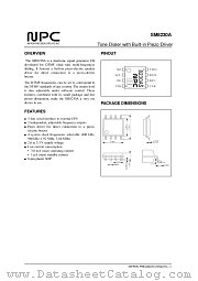 SM8230A datasheet pdf Nippon Precision Circuits Inc