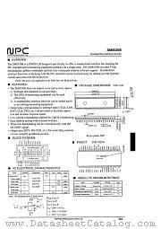 SM8530B datasheet pdf Nippon Precision Circuits Inc