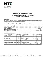 NTE102A datasheet pdf NTE Electronics