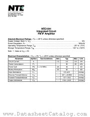NTE1041 datasheet pdf NTE Electronics
