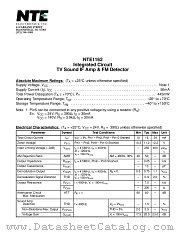 NTE1162 datasheet pdf NTE Electronics