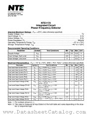 NTE1172 datasheet pdf NTE Electronics