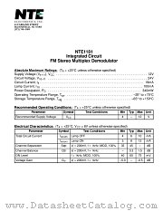 NTE1181 datasheet pdf NTE Electronics