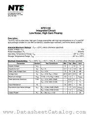 NTE1195 datasheet pdf NTE Electronics